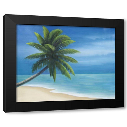 Palm Beach I Black Modern Wood Framed Art Print with Double Matting by Rhyan, Vivien