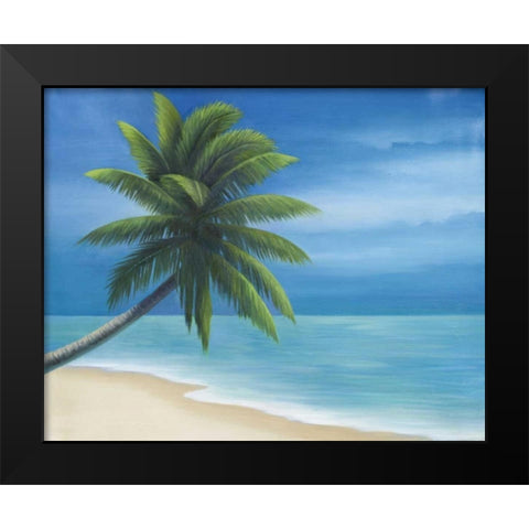 Palm Beach I Black Modern Wood Framed Art Print by Rhyan, Vivien