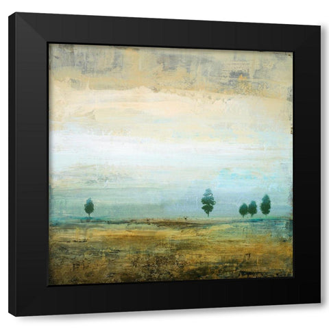 Open Atmosphere II Black Modern Wood Framed Art Print with Double Matting by Marcon, Michael