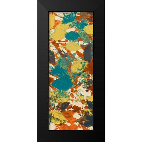 Leaves Galore II Black Modern Wood Framed Art Print by Loreth, Lanie