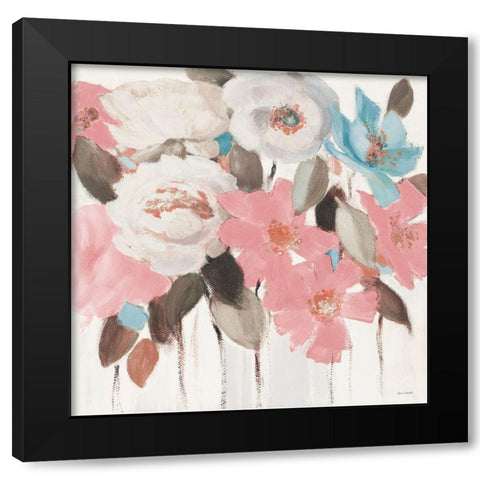 Spring Promise of Giverny I Black Modern Wood Framed Art Print with Double Matting by Loreth, Lanie