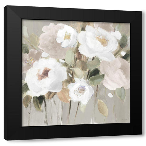 Promise of Giverny Neutral II Black Modern Wood Framed Art Print with Double Matting by Loreth, Lanie