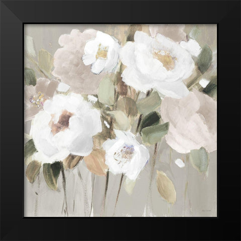 Promise of Giverny Neutral II Black Modern Wood Framed Art Print by Loreth, Lanie