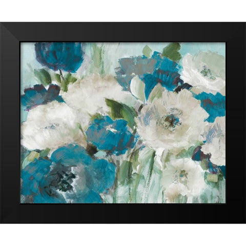 Indigo Power I Black Modern Wood Framed Art Print by Loreth, Lanie