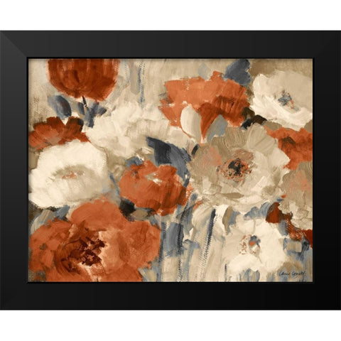 Flower Power I Black Modern Wood Framed Art Print by Loreth, Lanie