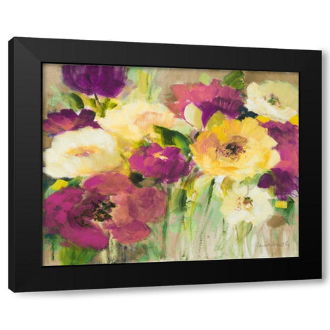 Deep in Purple II Black Modern Wood Framed Art Print with Double Matting by Loreth, Lanie