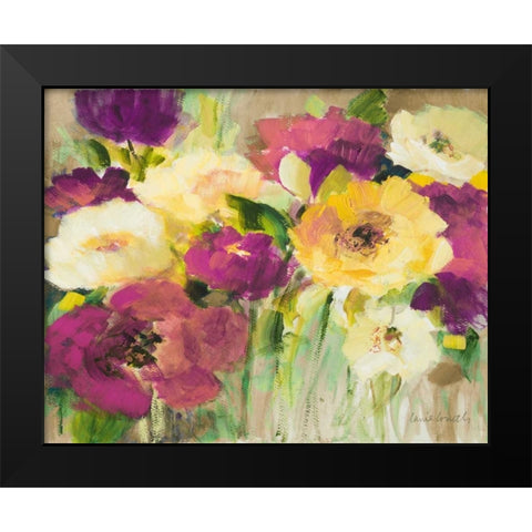 Deep in Purple II Black Modern Wood Framed Art Print by Loreth, Lanie