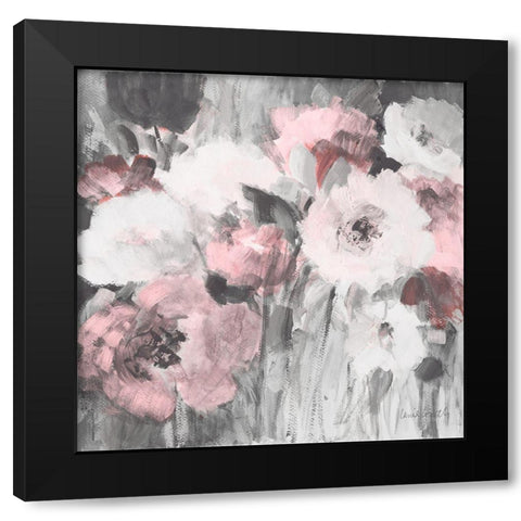 Muted Flower Power II Black Modern Wood Framed Art Print with Double Matting by Loreth, Lanie