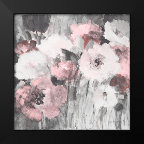 Muted Flower Power II Black Modern Wood Framed Art Print by Loreth, Lanie