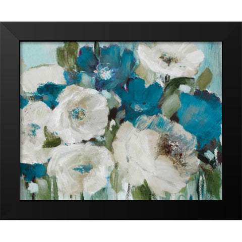 Indigo Power II Black Modern Wood Framed Art Print by Loreth, Lanie