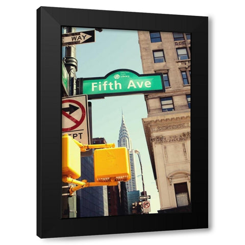 Chrysler and Fifth Black Modern Wood Framed Art Print by Bryant, Susan