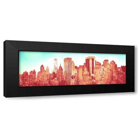 NY Love Black Modern Wood Framed Art Print by Bryant, Susan