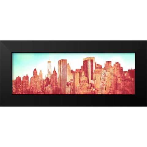 NY Love Black Modern Wood Framed Art Print by Bryant, Susan