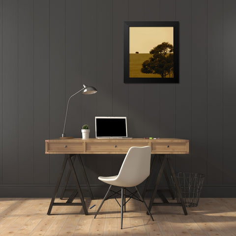 Elephant Pack III Black Modern Wood Framed Art Print by Bryant, Susan