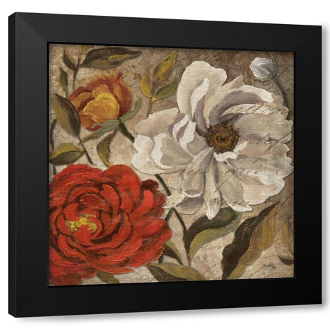 Versailles II Black Modern Wood Framed Art Print with Double Matting by Medley, Elizabeth