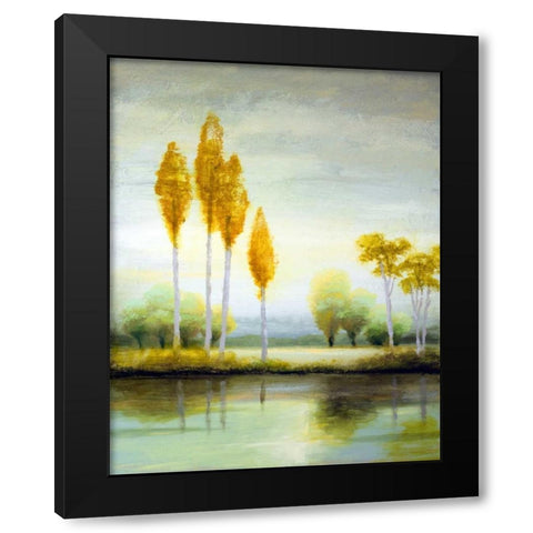 September Calm I Black Modern Wood Framed Art Print by Marcon, Michael