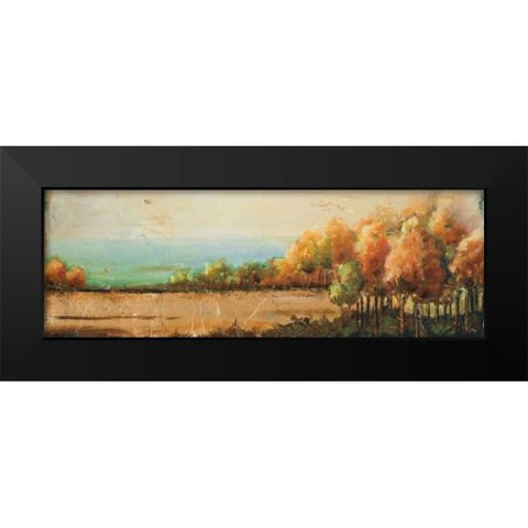 Gold River I Black Modern Wood Framed Art Print by Pinto, Patricia