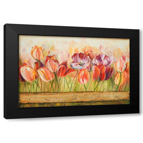 Spring Beauty Black Modern Wood Framed Art Print with Double Matting by Pinto, Patricia