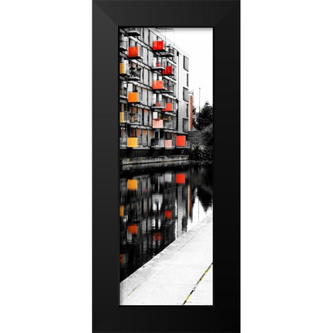 Reflecting Lofts II Black Modern Wood Framed Art Print by Peck, Gail