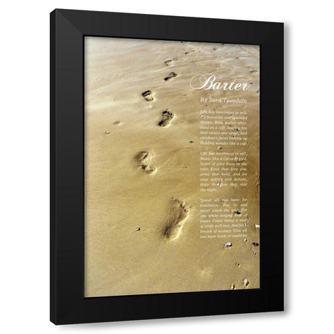 Beautiful and Splendid Black Modern Wood Framed Art Print by Peck, Gail