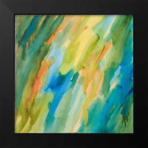 Autumn Abounds II Black Modern Wood Framed Art Print by Loreth, Lanie