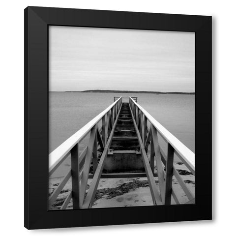 Looking Out I Black Modern Wood Framed Art Print by Rodriguez, Jairo