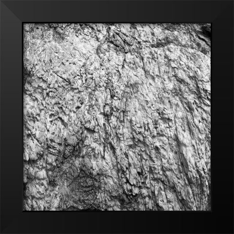 Rock Wall I Black Modern Wood Framed Art Print by Rodriguez, Jairo