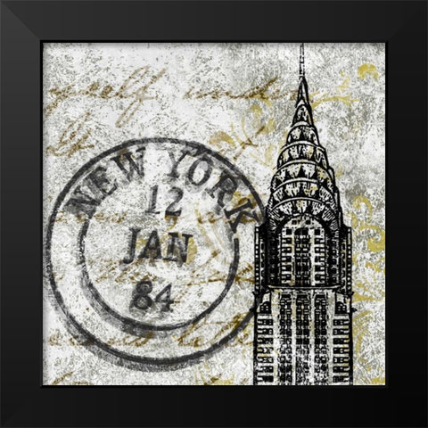 World Travel Border I Black Modern Wood Framed Art Print by Navas, Emily