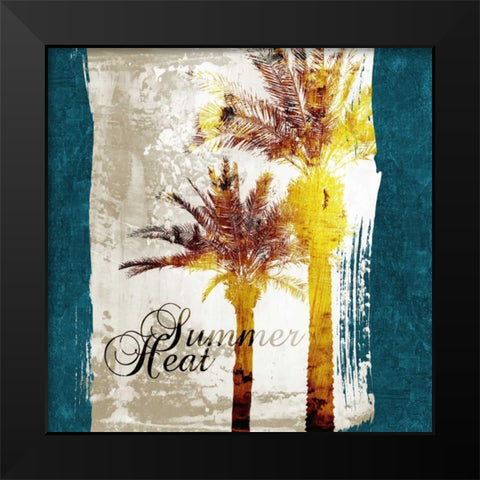 Summer Heat Black Modern Wood Framed Art Print by Spaeth, John