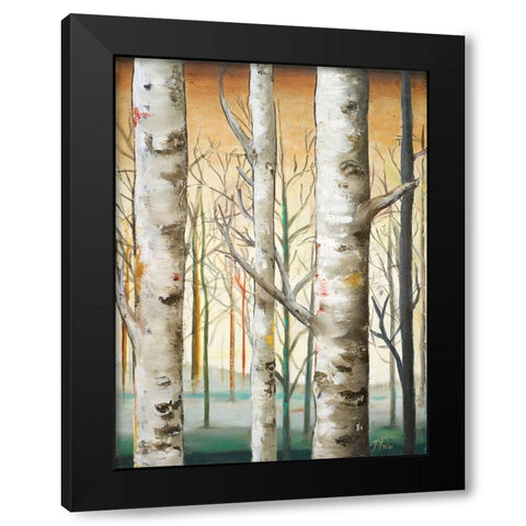 Birch Forest I Black Modern Wood Framed Art Print by Pinto, Patricia
