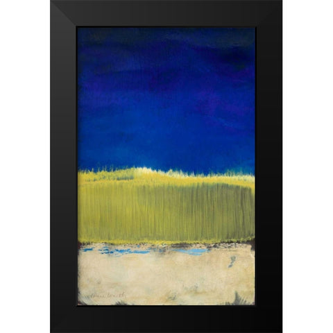 Blue Lagoon I Black Modern Wood Framed Art Print by Loreth, Lanie