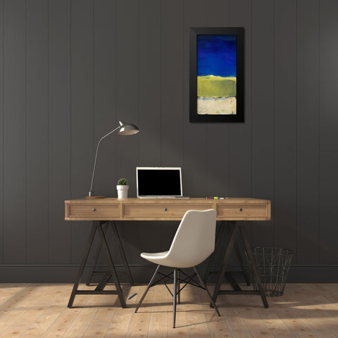 Blue Lagoon I Black Modern Wood Framed Art Print by Loreth, Lanie