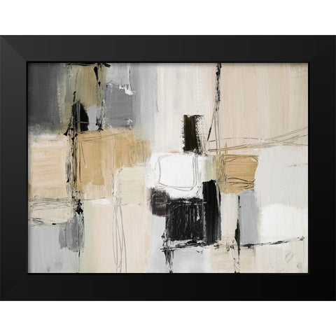 Neutral Variety Black Modern Wood Framed Art Print by Loreth, Lanie