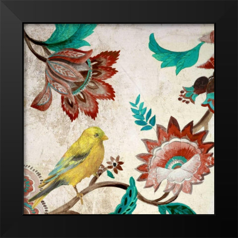 Bird of Capri I Black Modern Wood Framed Art Print by Loreth, Lanie