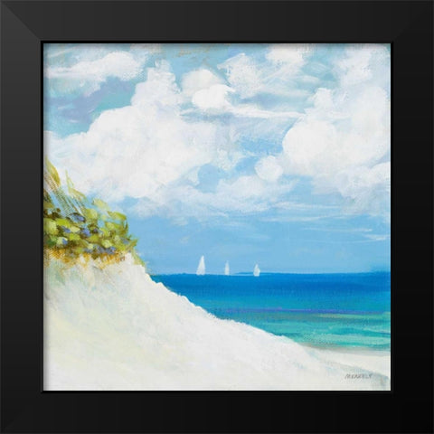 Seaside I Black Modern Wood Framed Art Print by Meneely, Dan