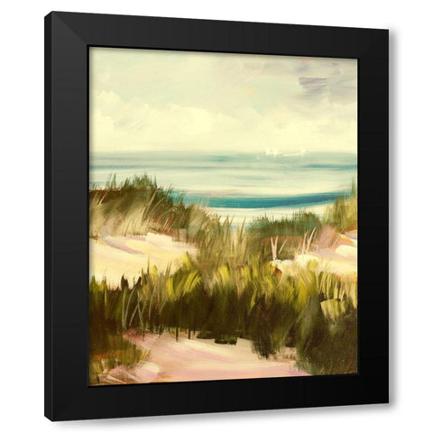 Seagrass Black Modern Wood Framed Art Print by Slivka, Jane