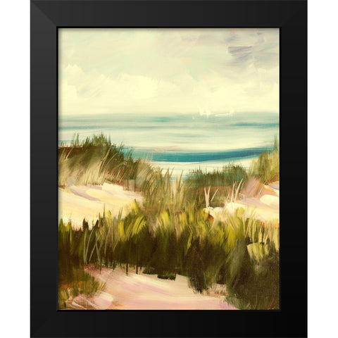 Seagrass Black Modern Wood Framed Art Print by Slivka, Jane