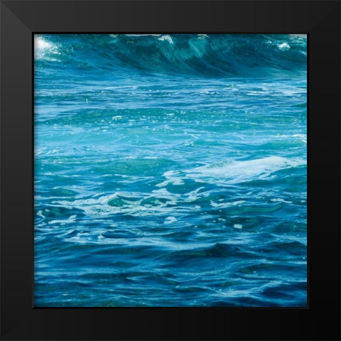 Ocean Water II Black Modern Wood Framed Art Print by Nawrocke, Bruce