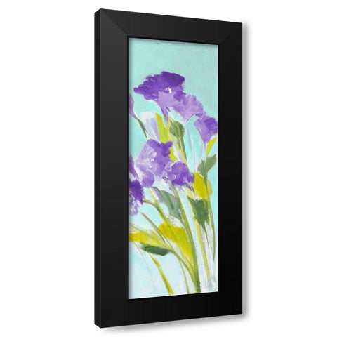 Violet Bella II Black Modern Wood Framed Art Print with Double Matting by Loreth, Lanie