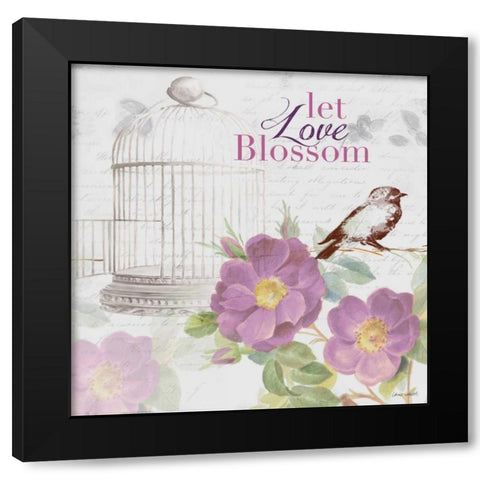 Grow and Blossom II Black Modern Wood Framed Art Print with Double Matting by Loreth, Lanie