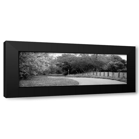 Country Road Black Modern Wood Framed Art Print with Double Matting by Poynter, Kelly