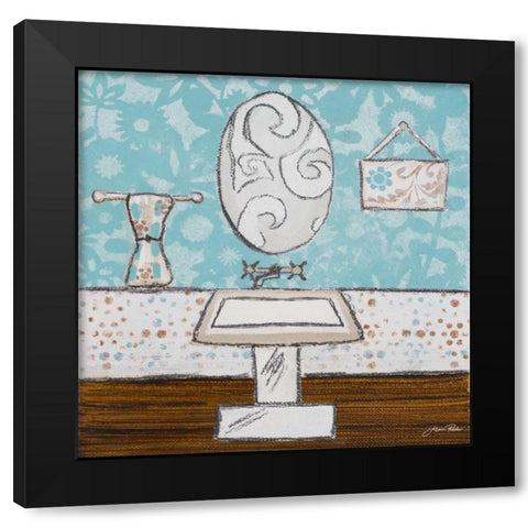 Yours and Mine II Black Modern Wood Framed Art Print by Ritter, Gina