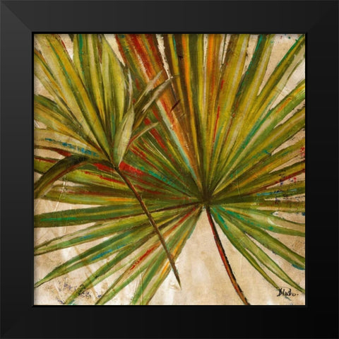 New Palmera Take Two I Black Modern Wood Framed Art Print by Pinto, Patricia