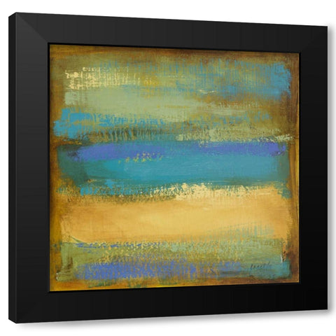 Spring Landscape II Black Modern Wood Framed Art Print with Double Matting by Loreth, Lanie