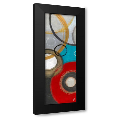 Playful Abstract I Black Modern Wood Framed Art Print by Marcon, Michael