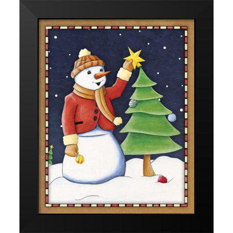 In the Spirit III Black Modern Wood Framed Art Print by Josefina