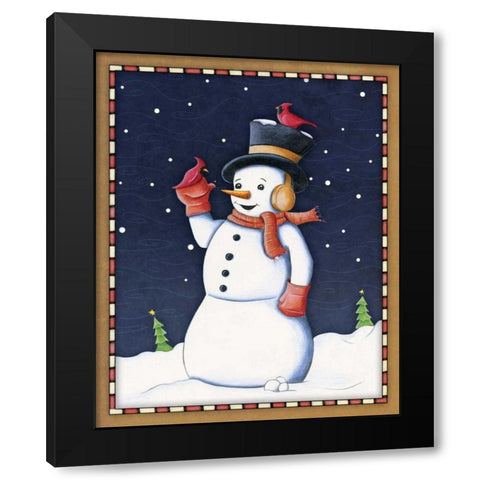 In the Spirit I Black Modern Wood Framed Art Print by Josefina