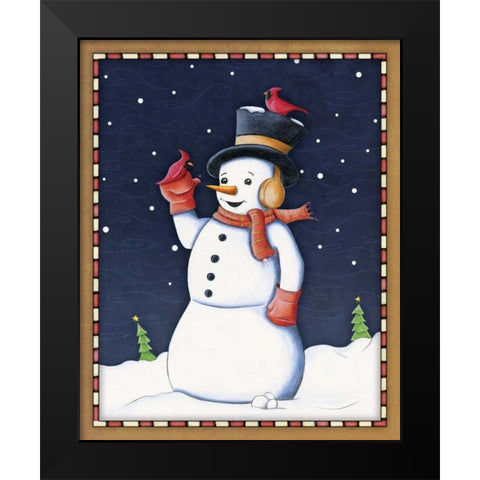In the Spirit I Black Modern Wood Framed Art Print by Josefina
