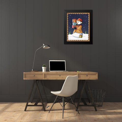 In the Spirit IV Black Modern Wood Framed Art Print by Josefina