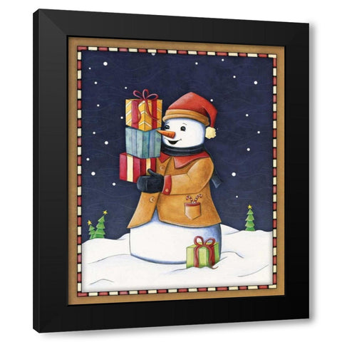 In the Spirit IV Black Modern Wood Framed Art Print by Josefina